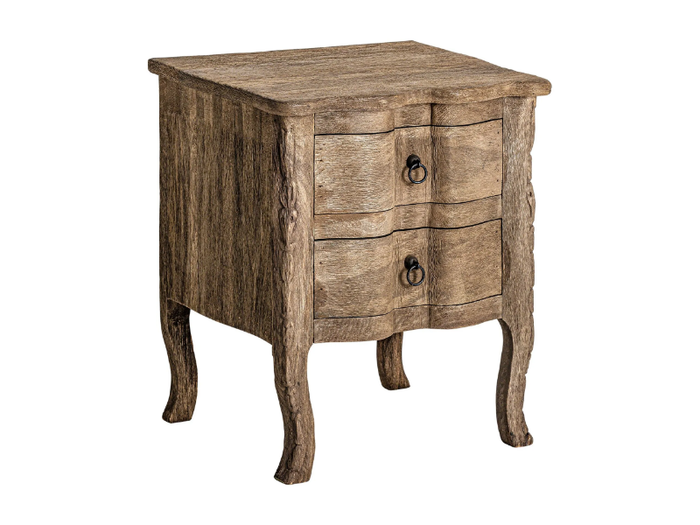 MUNGUIA - Mango bedside table with drawers _ Vical Home